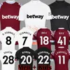 22 23 whu voetbal jerseys ings 2022 2023 L. Paqueta West Scamacca rijstkits Lanzini Antonio Hams Fornals United Bowen Football Shirts Benrahma Men Kids Equipment