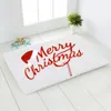 Tapis Père Noël Tapis De Noël Tapis D'extérieur Joyeux Décor Pour La Maison Ornements Navidad Cadeau De Noël Année 2023