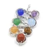 Pendentif Colliers Perles Pendentifs Pendule Chaîne Divers Pierre Naturelle Cuivre Plaqué Reiki Charmes Bijoux De Mode EuropéennePendentif Morr22