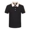 Novas camisas polo masculinas estilista de luxo Itália 2023 roupas de grife manga curta moda verão camiseta tamanho asiático M-3XL RPZ9