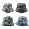 Wide Brim Hats Canvas Cloche Hat Men Designer Summer Tye Dye Bucket Ladies Short Stylish Sun Packable Womens Fashionable
