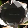 Arts et artisanat Naturel Transparent Quartz Cristal Hexagone Pendentif Esprit Pendum Énergie Pierre Pendentifs Cristaux Féminins Bijoux Drop Dhtps