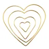 Figurines décoratives objets amour coeur cerceaux artisanaux en métal anneaux attrape-rêves pour accessoires attrape-rêves XX9BDecorative DecorativeDecor