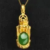 Ожерелья с подвесками, элегантное роскошное золотого цвета, ожерелье Pi Xiu, национальный стиль, фэн-шуй, богатство, удачные украшения, подарок на день рождения, банкет308R