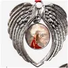 Сублимация Blanks Angel Christmas Decorations Wing Diy Your Wome Imagen