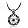 Colliers pendants Crystal perles Colliers Invertid Pentacle Pentagram Star Starter Fashion Collier pour femmes Bijoux