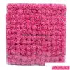 Flores decorativas grinaldas 144pcs/lote de 2 cm de espuma de renda rosa cabeça diy girland wedding festa dia dos namorados presente decoração de flores grow dell dhyqr