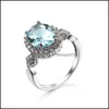 Pierścionki ślubne luksusowy żeński tęczowy kryształ cyrkon kamienna pierścień vintage niebieski czerwony fioletowy zaręczyny Elegancki ślub dla kobiet 3556 Q2 Dr Dhszm