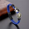 Link Bracelets Chain Retro Men Bracelet Sparta Warrior Luxury Handmade Leather Women Jewelry Fine Gift Pulseira Masculina