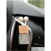 Storage Bottles Jars Glass Clip Clamp Pendant Vehicle Empty Per Bottle Container Aroma Therapie Organizer Vase Balls Er 2 2Hl Drop Dhqmr