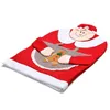 Stoelhoezen kerst Santa Claus Dinner Decoraties Kerstcadeaus voor Home Feestvakantie