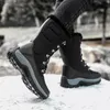 Boots Women's High Snow 2023 Winter Fashion Casual Female Ladies Girls Red Waterproof Rubber Platform Cotton-Padded Shoes