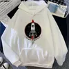 Kadın Hoodies Sweatshirts Vintage Saatli Baskılı Büyük Boy Hoodie Kadın Kore Moda Kpop Sokak Giyim