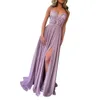 Robes Décontractées Femmes Robe D'été De Mode Sans Bretelles Suspendu Sexy Dentelle Solide Longue Soirée Robe De Bal Femme Robe Soirée Ceremonie Feminino