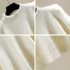 Women's Sweaters 2023 Pleated Turtleneck Women Casual Knitting Pullover Pure Color All-Matching Loose Lady Witner Thickened