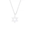 Pendant Necklaces GORGEOUS TALE Summer Delicate Series Fashion Jewelry Hexagram Star Shape Charm Rose Gold Color Women Necklace