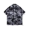 Camisas casuais de camisas casuais impressos de manga curta Men 2023 Hawaii Beach Women Fashion Fashion Harujuku para X705Men's