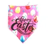 Dog Apparel Easter Bandana Medium Large Dogs Triangle Bibs With Eggs And Star Printing Kerchief SN4135