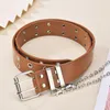 Belts Unisex Punk European And American Style Double Exhaust Eye Belt Chain Pendant Personality Jeans BeltBelts Enek22