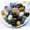 Party Favor Factory Eggshape Crystals Gemstones Chakra Stone Healing Crystal Ncing For Collectors Reiki Healers And Yoga Drop Delive Dhcxh
