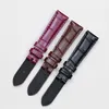 Watch Bands SAUPPO Watchband Suitable For Youth Series Pin Buckle Top-Layer Leather Exquisite Sewing Strap Sweatband Men Women