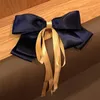 Hårtillbehör Bow Tie Ribbon Tassel Hairpin Children Princess Lovely Tiara Web Celebrity Horsetail Spring Top Clip Head Bands