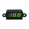 مقياس اختبار الجهد مع 2 سلك DC Voltmeter 0.28 بوصة مقاوم للماء 2 سلكين