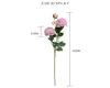 Couronnes de fleurs décoratives 61 cm 3 têtes de roses artificielles pivoine branche de fleur de mariage fête d'anniversaire maison chambre salon décoration Fak