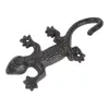 Hooks Rails Cast Iron Gecko Wall Hook Rustic Hanger Lizard Creative Antique Animal Vintage European Kitchen Badrum Heminredning w/screwhoo