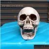 Other Festive Party Supplies Halloween Skl Prop Scary Simation Plastic Decor Skeleton Props For Haunted House Roombreak Bar Drop D Dhiho