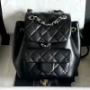 Style 10a Cc Brand Designer 22s Backpack Bags Calfskin Fashion Shoulder Cross Body Lady Woman Purses Card Holder Wallet Duma Mini Handbag