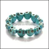 Perles Brins 5 Couleur Pierre Bracelet Puissance Énergie Hommes Femmes Mode Turquoise 3655 Q2 Drop Delivery Bijoux Bracelets Dhj0Q