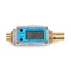 Medidor de fluxo de turbina Electronic Digital Flowmeter líquido água combustível dado de gás sel se medir 3/4 polegadas BSP