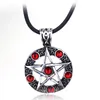 Colliers pendants Crystal perles Colliers Invertid Pentacle Pentagram Star Starter Fashion Collier pour femmes Bijoux