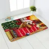 Tapis Père Noël Tapis De Noël Tapis D'extérieur Joyeux Décor Pour La Maison Ornements Navidad Cadeau De Noël Année 2023