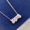 Choker Chokers Fashion Gold Color Inlay White Pearl Clavicle Chain Necklace Charm Crystal Zircon Female Short OL Jewelry AccessoriesChokers