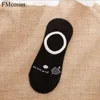 Femmes chaussettes bonneterie paires été coton Kawaii mignon amusant Invisible bateau chaussette pantoufles mocassins court coupe basse pas de spectacle non-slipSocks