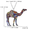 Hanger kettingen Creatieve Europese en Amerikaanse kettingaccessoires Acryl thermische overdracht Fashion Animal Sweater Chain