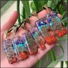 Arts And Crafts 7 Chakras Orgonite Stone Pendant Necklace Energy Healing Amet Natural Orgone Crystal Yoga Jewelry Women Om Lucky Gif Dhsog