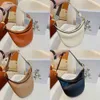 Leather Half Moom Designer Bag Letter Shoulder Bags Luxurys Handbag Women Hobo Vintage Designers Handbags Simple Crossbody Bags Underarm Wallet 221029