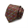 Bow Ties Fashion Men's Colorful Tie Silk Formal Slyckig smal smal mager cravate 7.5 cm slipsbågen Enek22