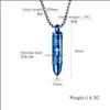 Pendant Necklaces Stainless Steel Necklace For Men Creative Religion Engraved Cross Lord Bible Prayer Personality Unscrewed Drop Del Dhb36