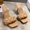 Slippers 2023 Designglaasjes vrouwen 9 cm hoge hakken muilezels fetisj zomer sandalen promplatform stripper blauwe muilezel schoenen
