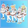 Portachiavi Anime Stand Miss Kobayashi's Maid Ilulu Kamui Kanna Tooru Figura in acrilico Display Decorazione desktop 15cmPortachiavi PortachiaviChiave