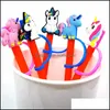 Drinking Straws Custom Little Horse Sile St Toppers Accessories Er Charms Reusable Splash Proof Dust Plug Decorative 8Mm Pa Homefavor Dh4Q5