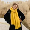 Halsdukar halsduk kvinnlig vinterkvinna varm för kvinnor förtjockade på hösten och studentmode kvinnors halshuggande damer