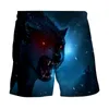 Shorts maschile 2023 uomini coppie estive 3d stampa nuoto animale tigre casual per le vacanze da nuoto da uomo in abbigliamento da uomo