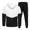 Contulaires pour hommes Spring Autumn MenSuis de survêtement décontracté décontracté joggers masculins Hooded Sportswear Papants 2 pièces Sets Hip Hop Running Sports Costume 5xl 230114