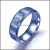 Bandringen Cosplay Cloud Ring Japanese stijl Animatie Roestvrijstalen sieraden Titanium Mens Drop Delivery Dhdne