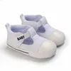 Primeros caminantes nacidos zapatos de bebé niños niñas color sólido deportes suela suave antideslizante lona plana niño cuna 0-18 m